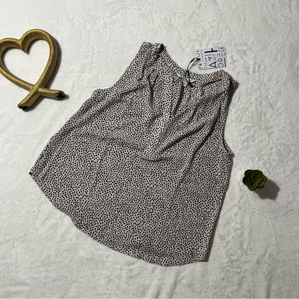 41 Hawthorn Black and White Polka Dot Blouse